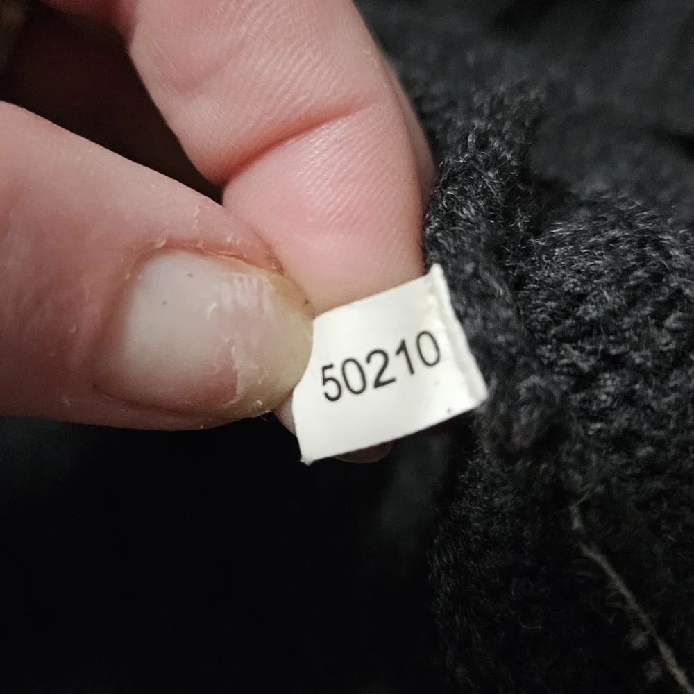 Vintage Y2K Abercrombie & Fitch Wool Blend Ribbed V-Neck Sweater Charcoal XL